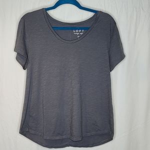Loft, Women's Gray T-shirt, Vintage Soft, size L